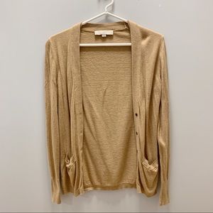 Tan Cardigan | LOFT